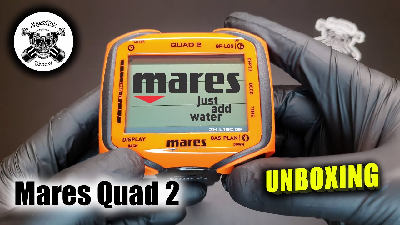 MARES QUAD 2 DIVE COMPUTER UNBOXING