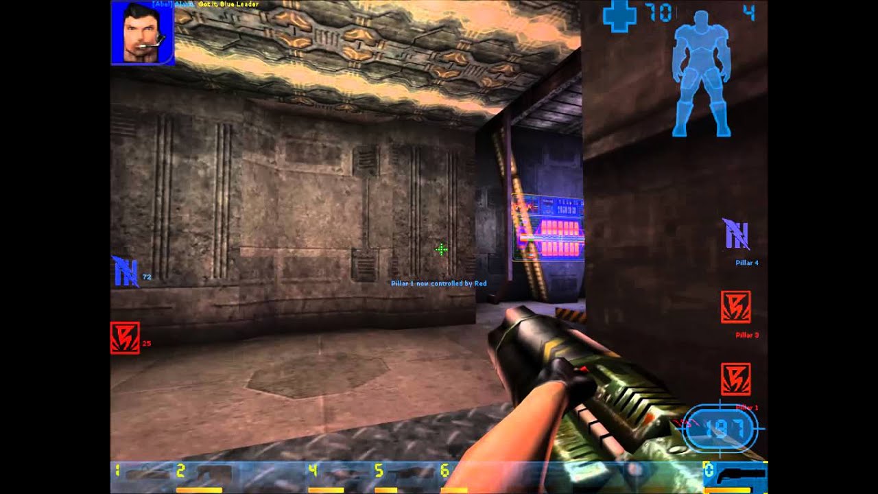 Unreal Tournament 99 beta - Domination with bots