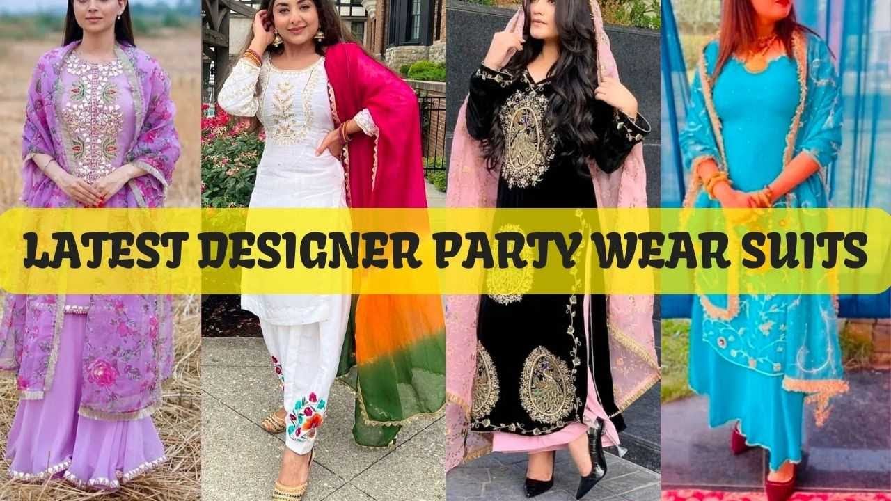 Partywear Suits New Design | Partywear Salwar Suits Design | Latest Designer Punjabi Suits Boutique