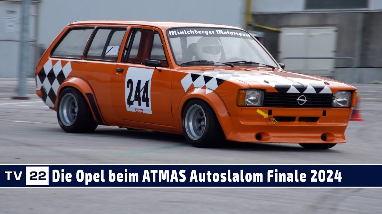 MOTOR TV22: Die Opel beim ATMAS Autoslalom 2024 beim Autohaus Strasser