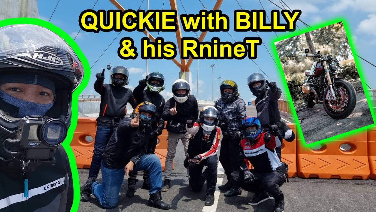 CFMoto 400NK | Quickie ride with Billy Crawford and his RnineT