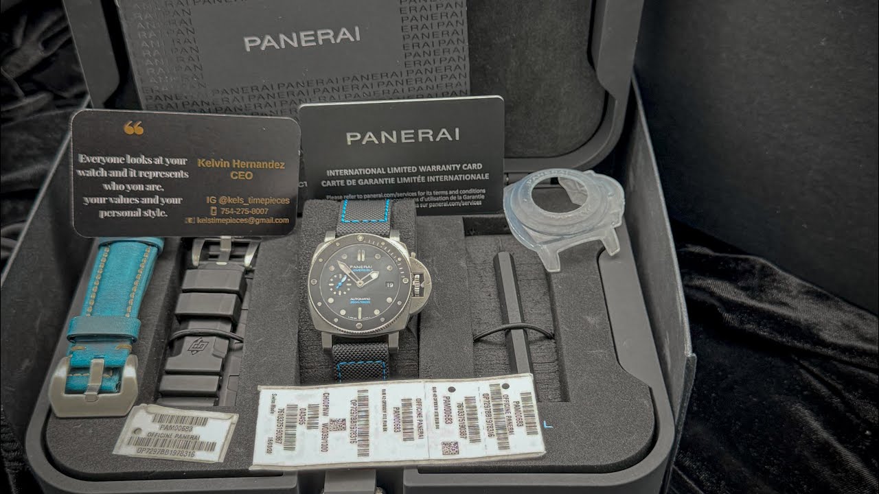 Unboxing Panerai Submersible 42mm Pam00684 