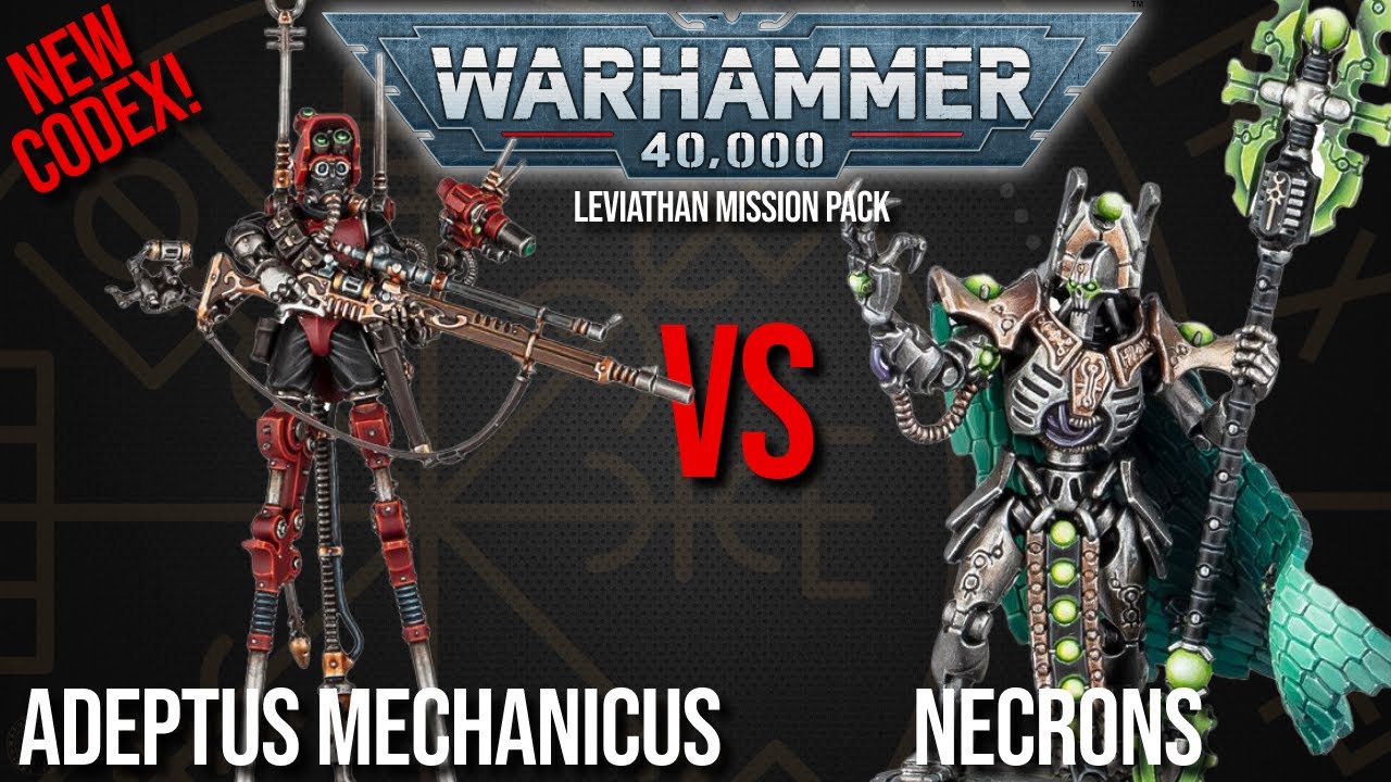 NEW CODEX!! - Adeptus Mechanicus Vs Necrons - Warhammer 40k Battle Report