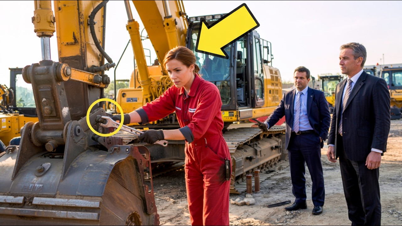NICHT MAL DER BESTE MECHANIKER KONNTE DEN ALTEN BAGGER REPARIEREN… BIS SIE AUFTAUCHT UND…