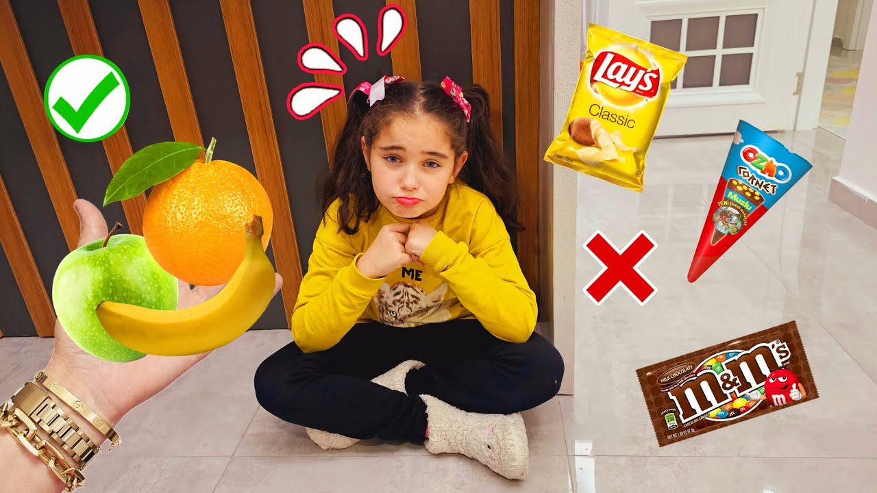 ELİF SİNEM SAĞLIKLI YİYECEKLER VERDİM!!!