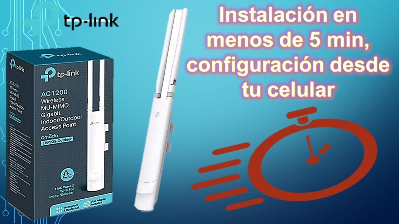configuración punto de acceso en menos de 5 min: TP link EAP225 (EAP110) como Punto Acceso.