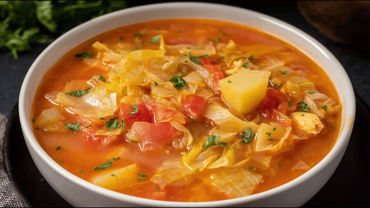Невероятный зимний капустный суп моей бабушки❗Полезно и вкусно!