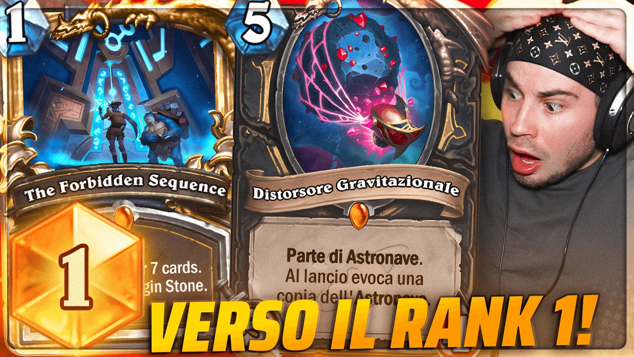 TOP 25 LEGEND! LA SCALATA con QUEST MAGE e STARSHIP ROGUE! [EP 301] | Hearthstone ITA