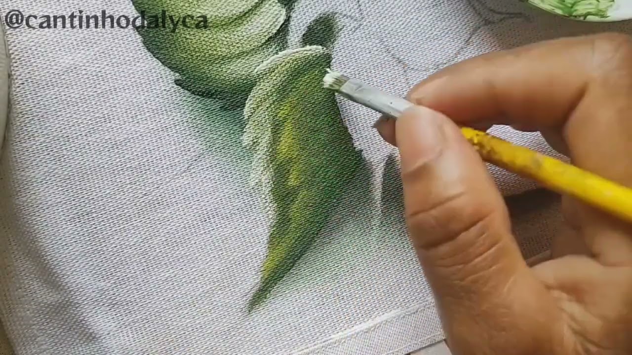 Pintura no tecido-Como pintar morango🍓