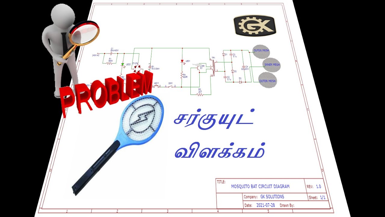 Mosquito bat சர்குயுட் விளக்கம் .