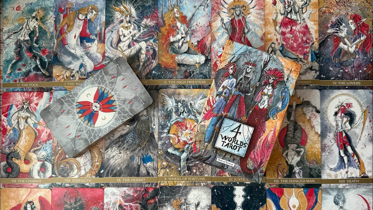 4 WORLDS TAROT/ ТАРО 4 МИРОВ ОТ ИЗДАТЕЛЬСТВА DARK SYNEVYR