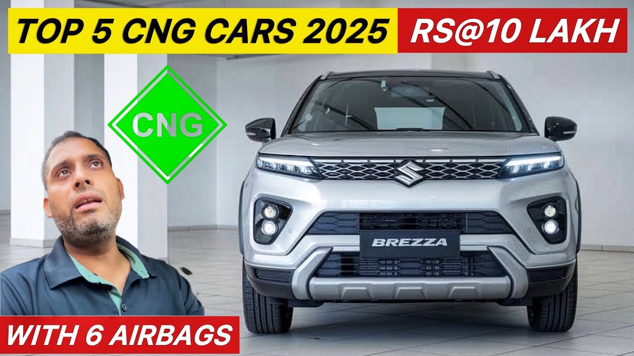 Top 5 Best CNG Cars Under ₹10 Lakh in 2025