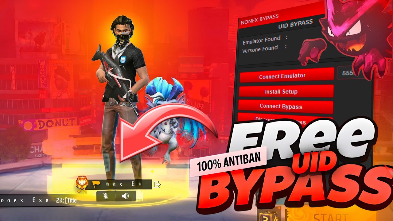 UID EMULATOR BYPASS | UID BYPASS | FREE FIRE UID EMULATOR BYPASS | BYPASS UID ANTIBAN PC BYPASS