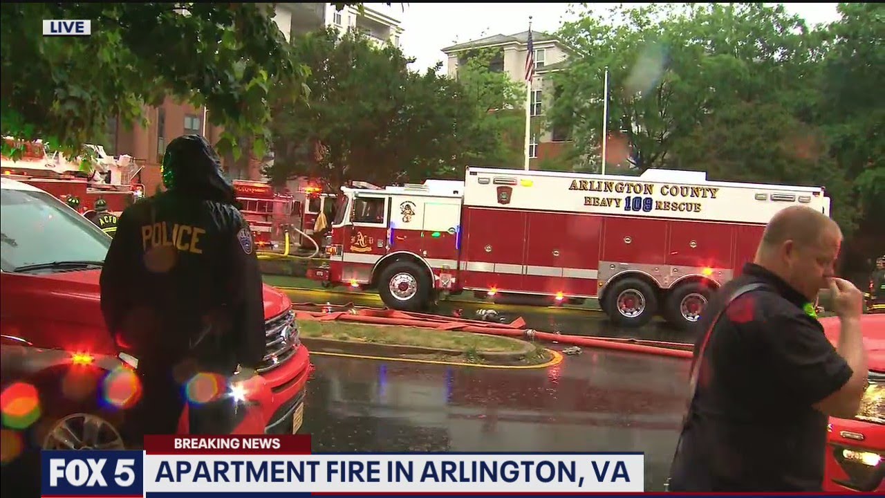 Dozens displaced after Arlington apartment complex fire | FOX 5 DC