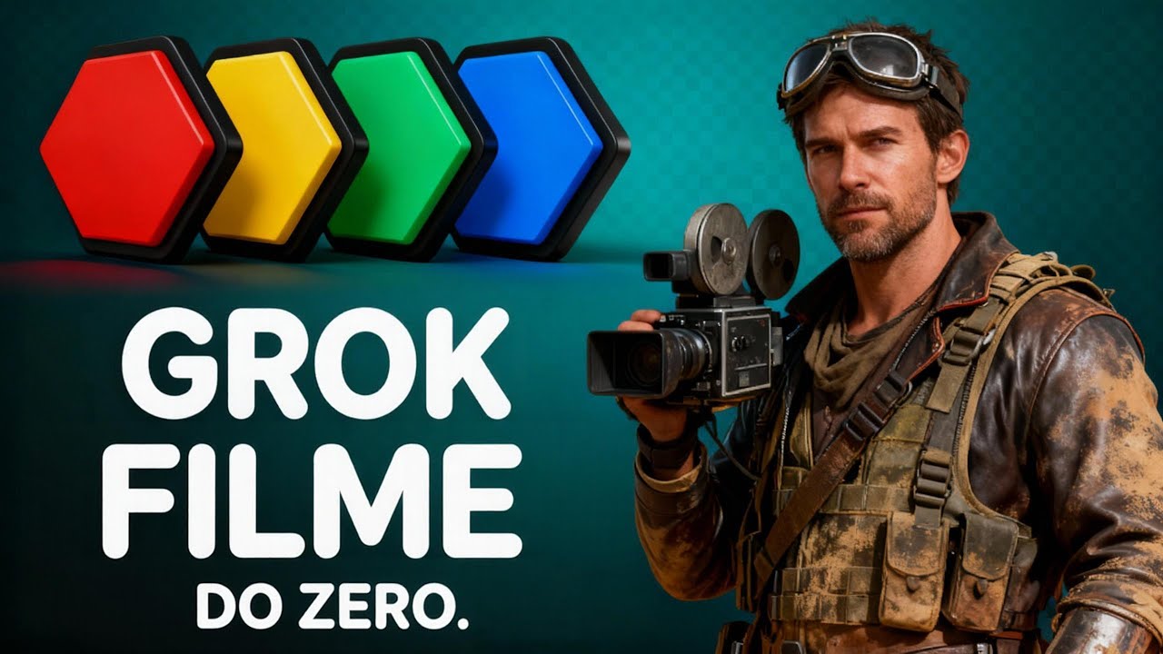 ✅ GROK: Criando Filmes com Intelig&ecirc;ncia Artificial: Guia Completo do Roteiro &agrave; Edi&ccedil;&atilde;o