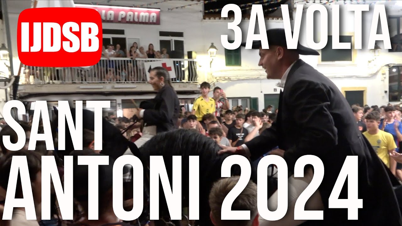 Tercera volta Jaleo 🔴 Dissabte de Sant Antoni 2024 ☀️ Fornells 🐴 Festes de Menorca