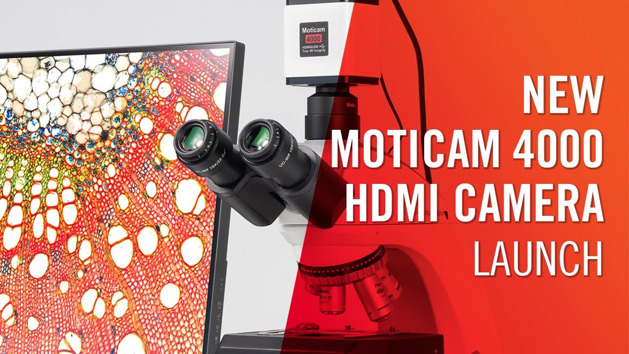 New Moticam 4000 HDMI camera Launch | by Motic Europe