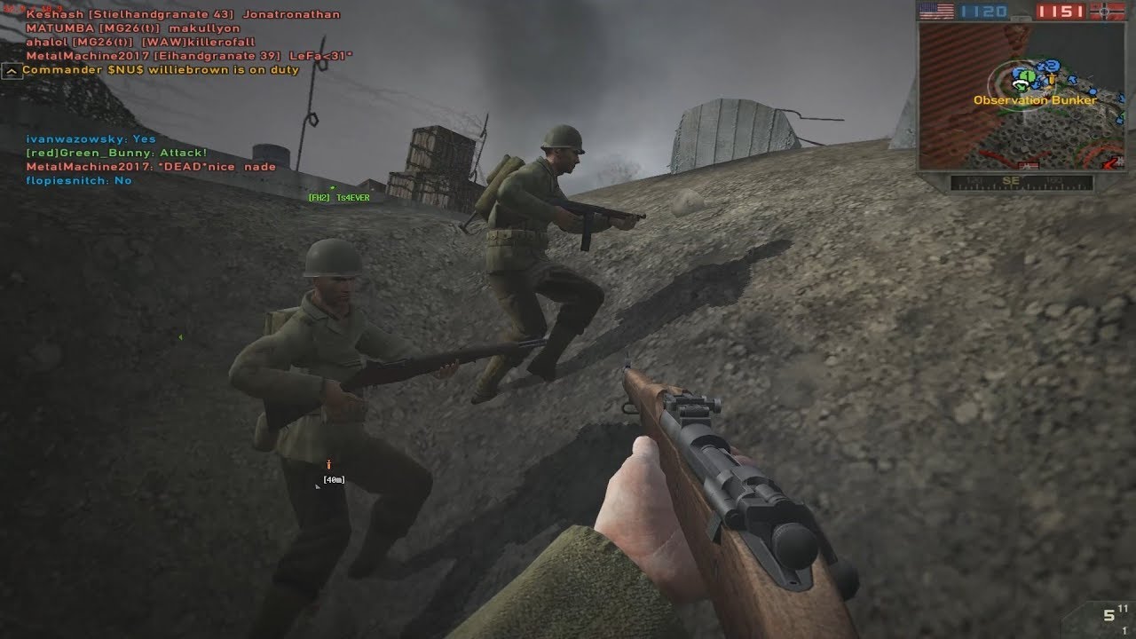 Forgotten Hope 2 Pointe du Hoc gameplay