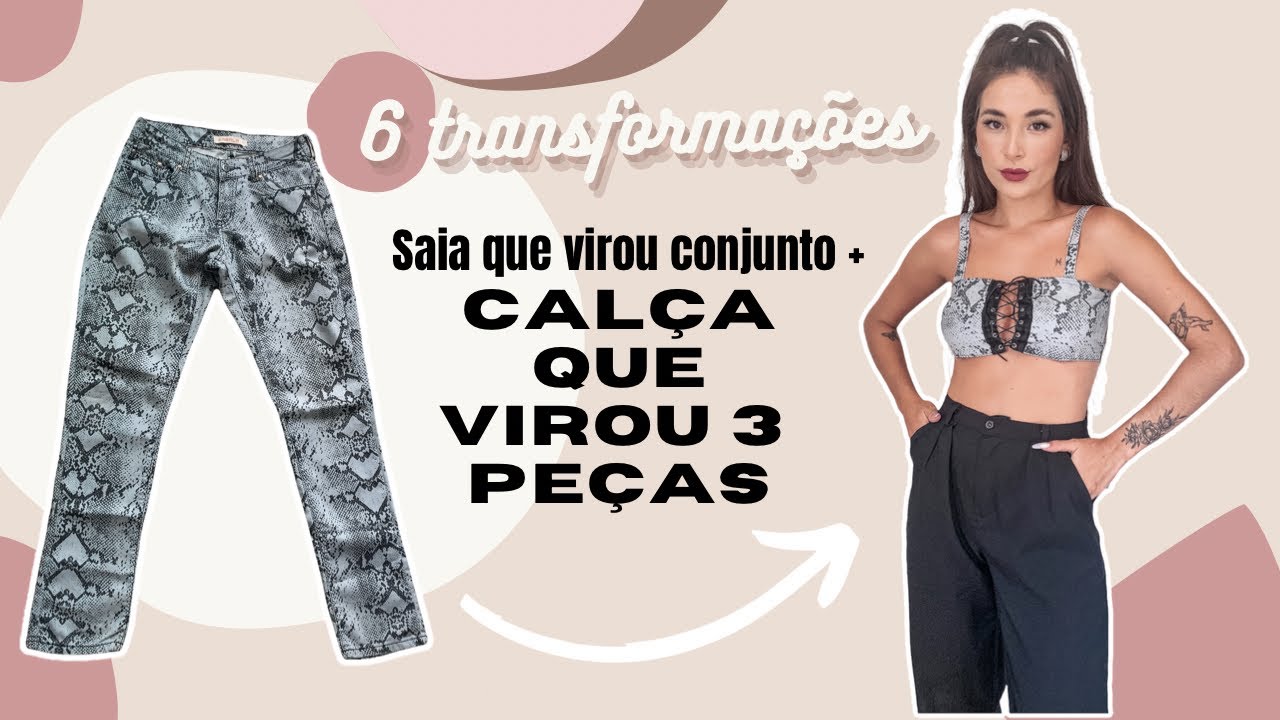 TRANSFORMANDO ROUPAS DE BRECHÓ | 6 peças só nesse vídeo!!!