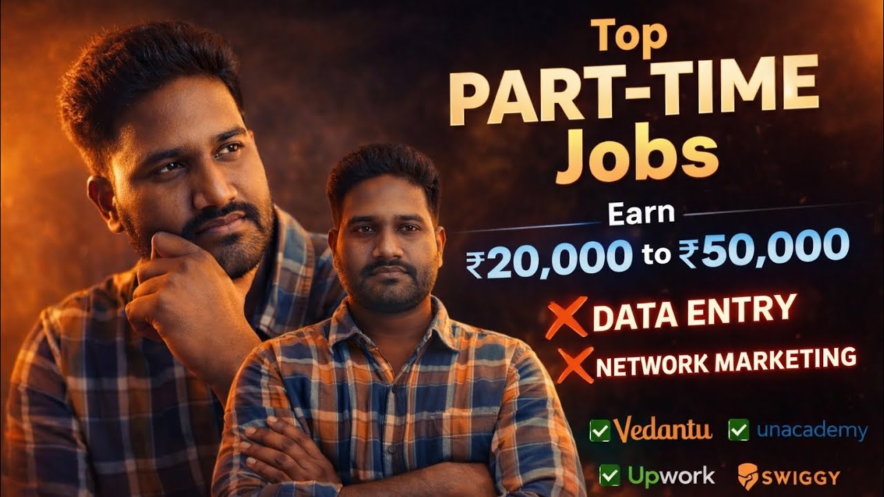 Part Time Jobs 2026 | Freelancing, Online Tutor, Content Creator | Telugu Full Tutorial #shorts#yt 