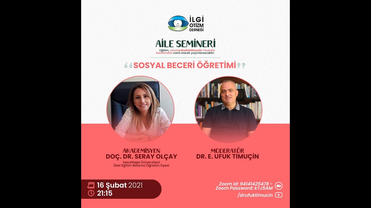 Online Aile Buluşmaları ''Sosyal Beceri Eğitimi''