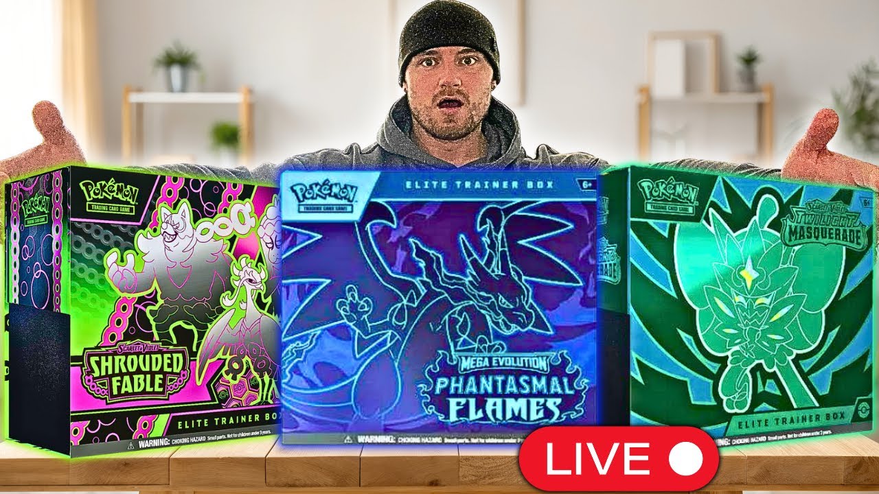 Hunting Rare Pokemon Cards From Different Pokemon ETBs! Join me now!