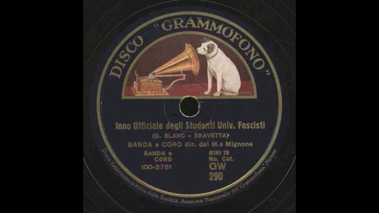 G. Blanc - Inno degli studenti universitari fascisti