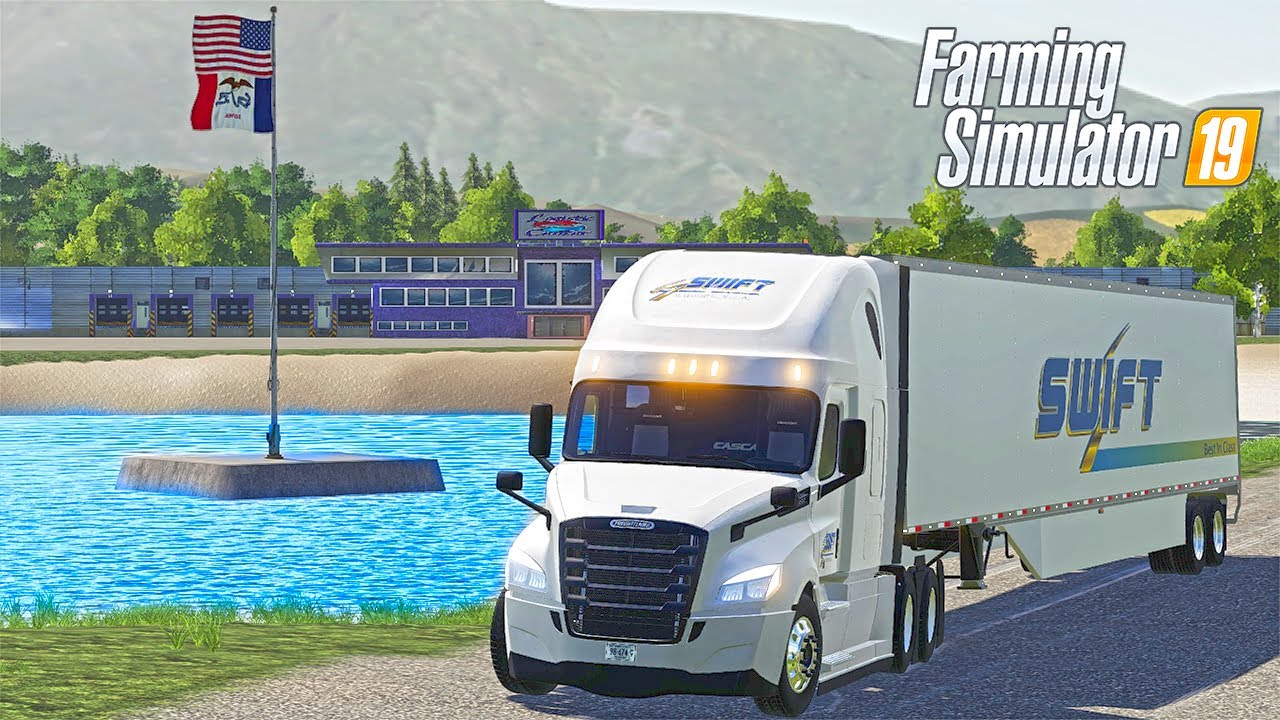 WE BUILT A 5 MILLION DOLLAR TRUCKING HEADQUARTERS (SWIFT TRUCKING) | FS19