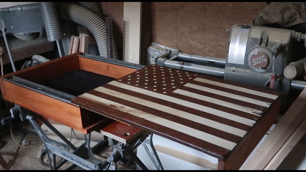 American Flag Conceal Wall Case