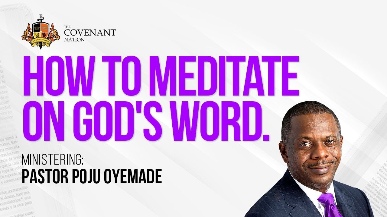 How to Meditate on God's Word