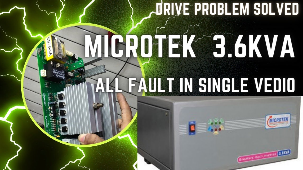 Microtek 3.6 kva 48 volt repairing