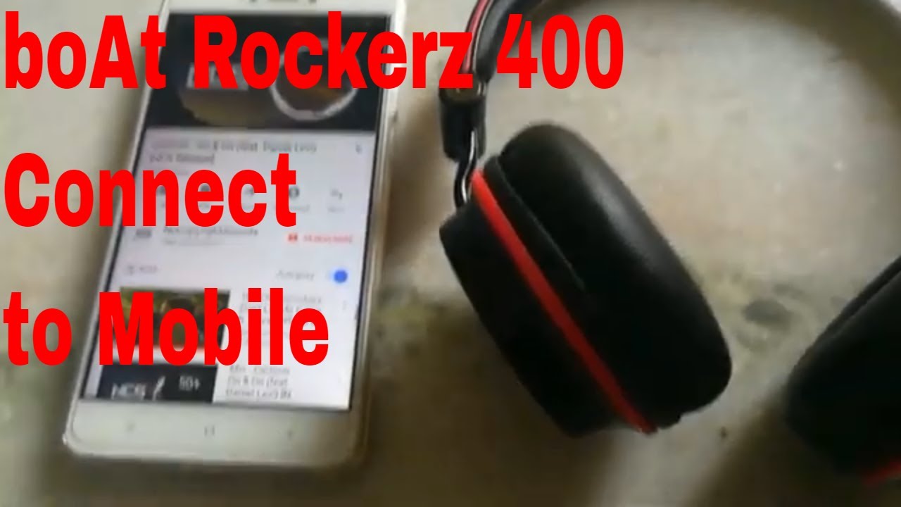 How to Connect boAt Rockerz 400 to Mobile Phone | boAt Rockerz 400 Demo