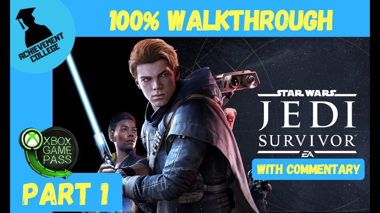 Star Wars Jedi Survivor - 100% Walkthrough Part 1 (with commentary)