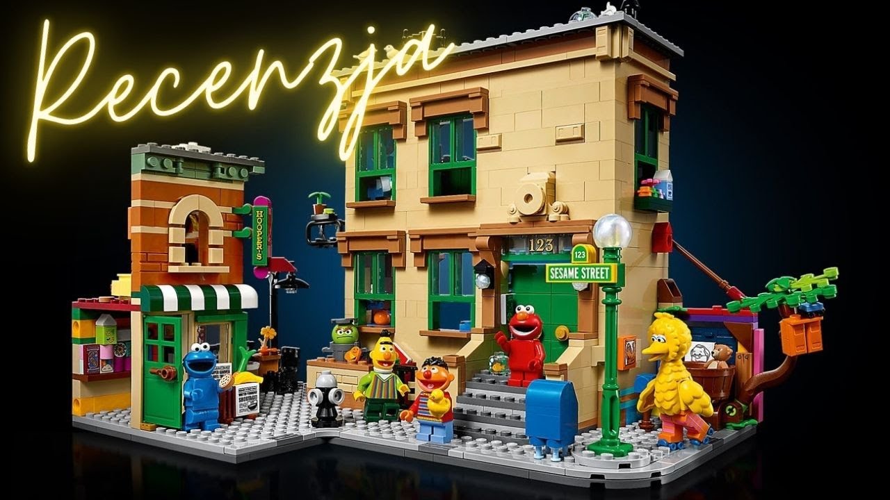Recenzja LEGO Ideas - Ulica sezamkowa I 123 Sesame Street (21324)