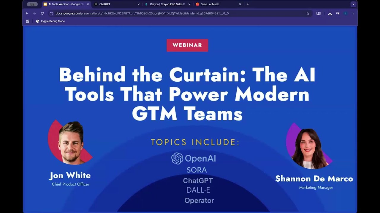Behind the Curtain: The AI Tools That Power Modern GTM Teams - Session #1