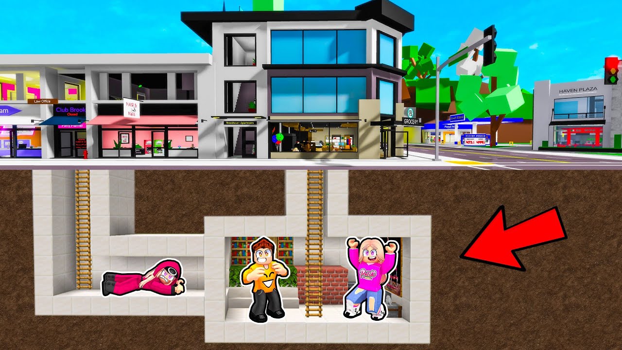 UKRYWAMY SIĘ W TAJNYCH MIEJSCACH na BROOKHAVEN w Roblox!