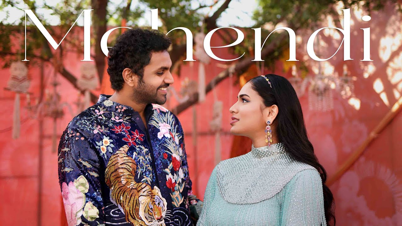 Intricate Beauty: Eashan & Darshini's Mehendi Celebration