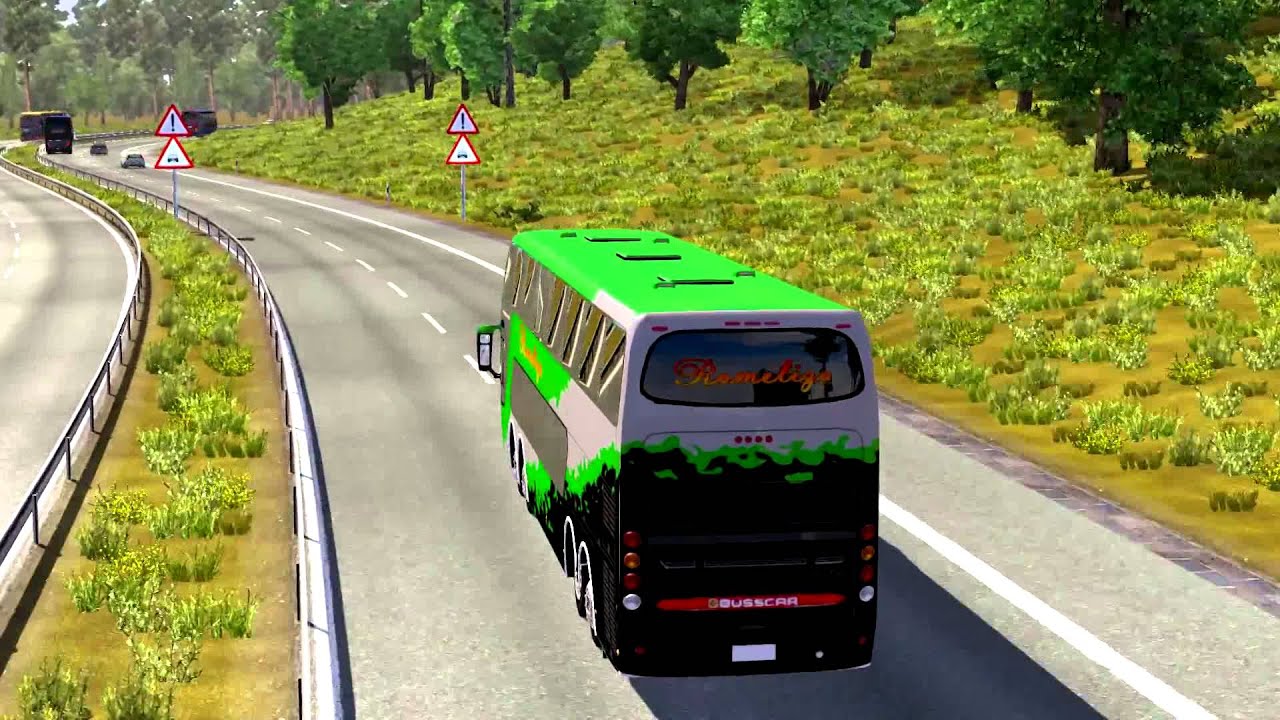 Euro Truck Simulator 2 Bus trip to Cordoba with Busscar Panoramico DD 8x2 p2