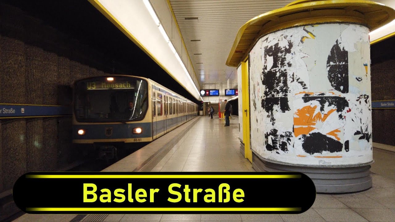 U-Bahn Station Basler Straße - Munich 🇩🇪 - Walkthrough 🚶