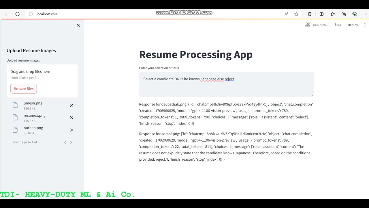 Scan and Sort CV using Ai