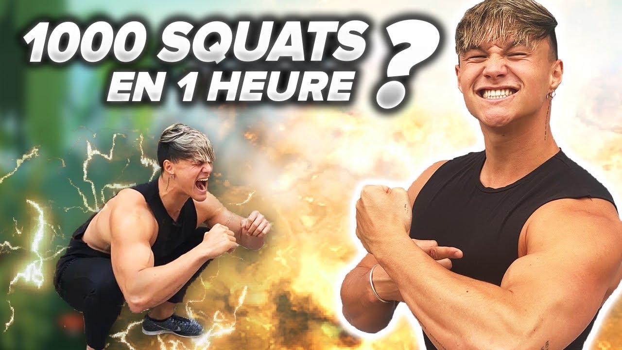 CHALLENGE 1000 SQUATS EN 1 HEURE ?! (mauvaise idée)