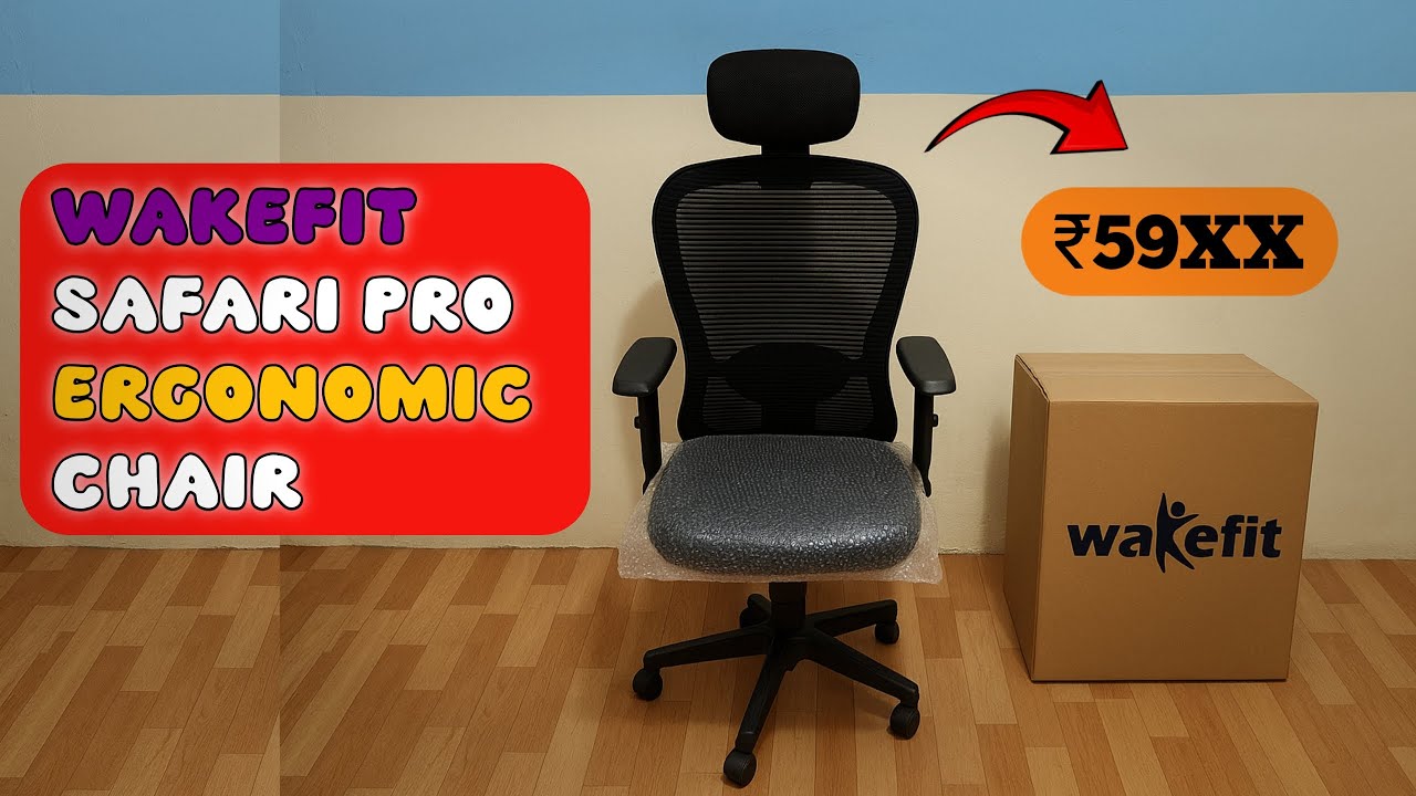 Unboxing | Wakefit Safari Pro Highback Multi-lock Ergonomic Office Chair | Ergonomics Chair