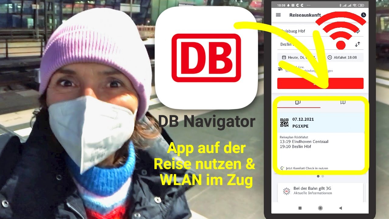 WLAN im Zug und Ticket in der App DB Navigator verwalten. Apps einfach erklärt.