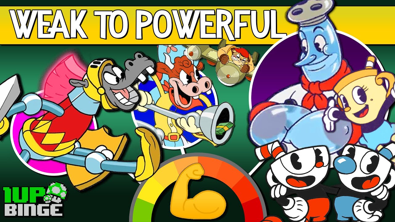 CUPHEAD: The Delicious Last Course Characters: Weak to Powerful 💪☕