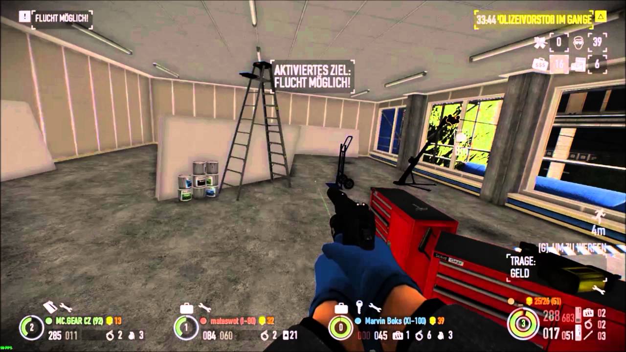 PAYDAY 2 BANKROBERY the end
