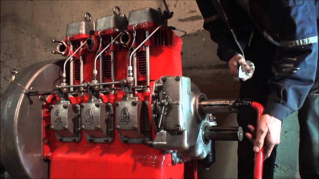 Restaurert Armstrong Siddeley AS3 diesel