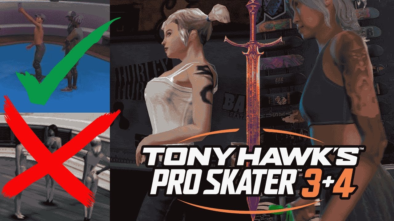 Censored and Removed Content from Tony Hawk's Pro Skater 3 and 4 | A Comparison