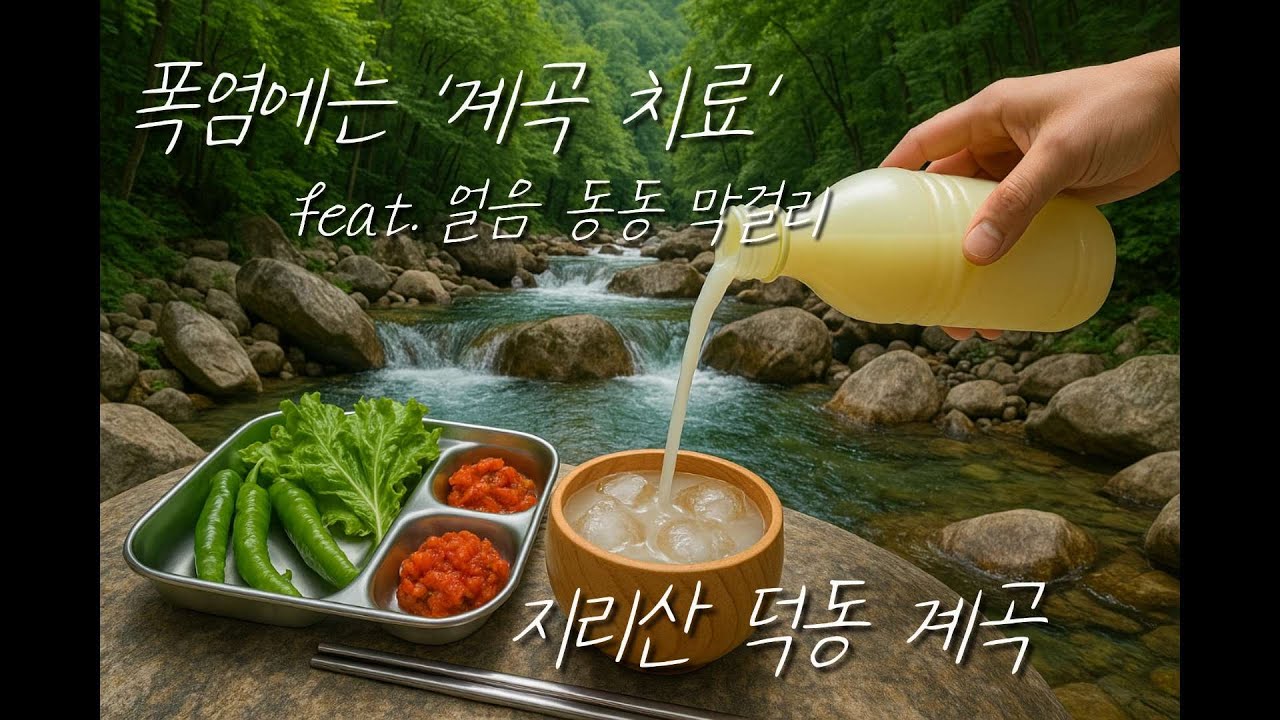 ep.52 폭염 열대야는 '계곡 치료'! 얼음 동동 막걸리와 함께. feat. 지리산 덕동 특화 야영장