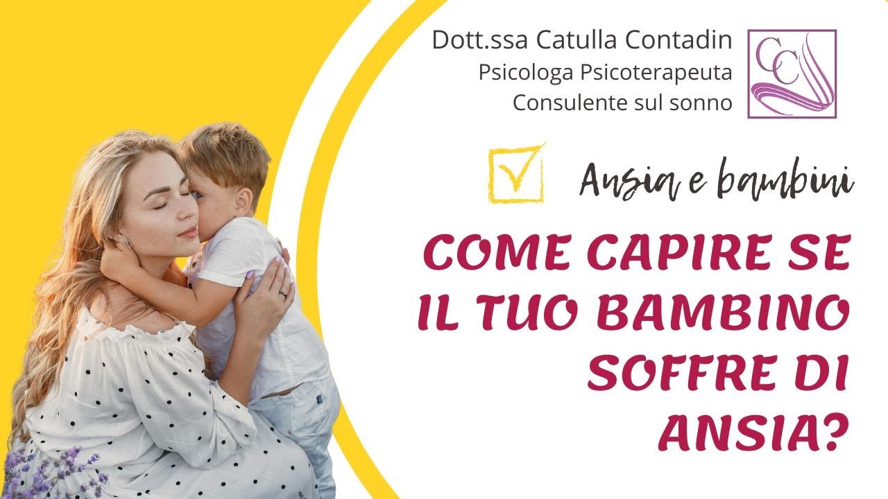 Come capire se un bambino soffre di ansia patologica