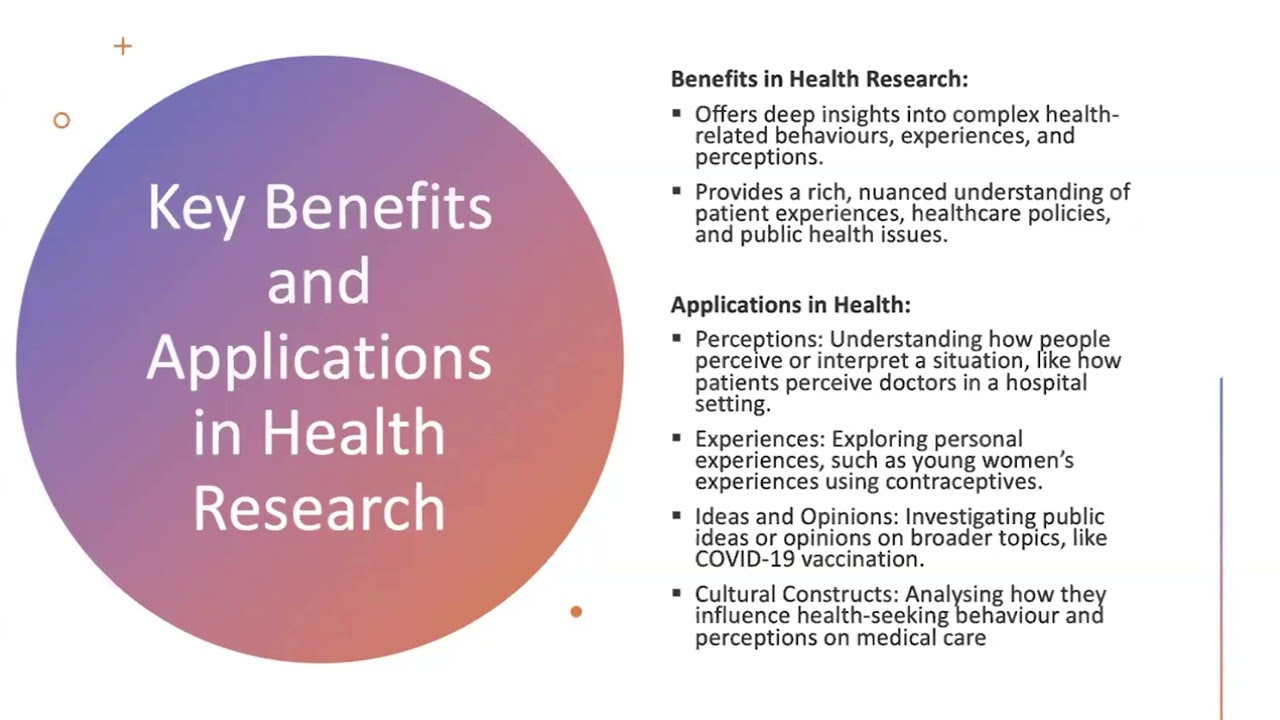Qualitative Health Research Series - Webinar 2: Maximizing Thematic Analysis
